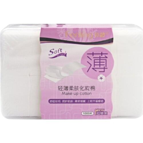 1000 Pcs/Set Cotton Cushion Makeup Remover Pad Thin Soft Cleaning Toning Facial Cosmetic Nail Beauty Polish Skin CareJJ