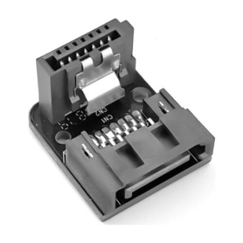 2pcs/lot 90 Degree Right Angled Type SATA 7Pin Male To Female Convetor HDD Adapter
