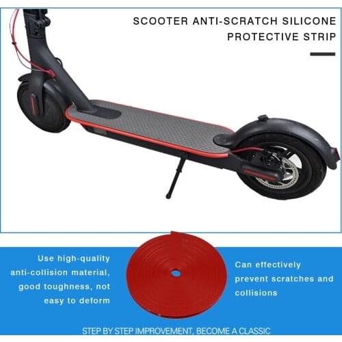 8M Scooter Body Protection Stickers Anti-Collision Decorative Strips For Xiaomi M365 Self-Adhesive Scooter Protector Strip Parts
