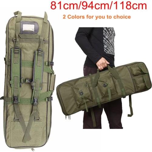 81CM/94CM/118CM Tatical Bag Outdoor Hunting Camping Shooting Nylon Bag Gun Carry Protection Case Rifle Shoulder Backpack