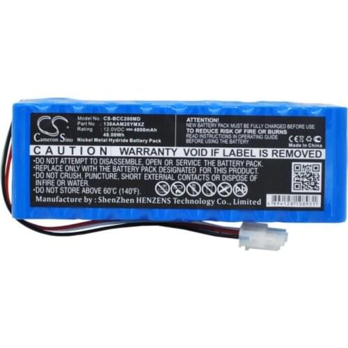 Cameron Sino 4000mAh battery for BIONET Cardio 7 ECG Monitor M+ Touch 3000 EKG Cardiocare 2000 ECG Monitor GPHC132MOT