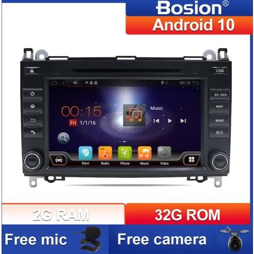 Quad Core Android 10 For Mercedes Benz Sprinter B200 W209 W169 B-class W245 B170 Vito W639 2DIN Car DVD GPS player multimedia