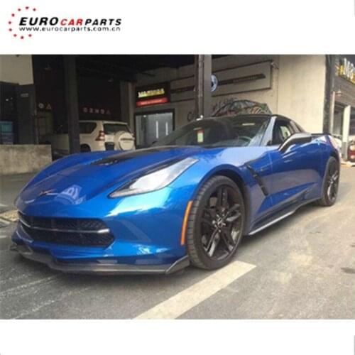 C7 Z06 carbon fiber parts front lip side skirts fit for Corvette C7 all year