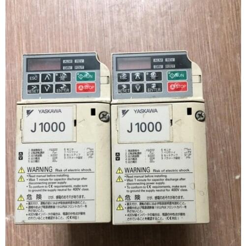 CIMR-JA2A0006BAA 220V 0.75K inverter , used in good condition . 80% appearance new , good working , free shipping