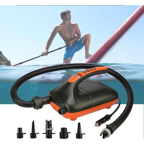 12V 20PSI High Pressure SUP Electric Air Pump Ntelligent Inflatable Pump Universal Various Inflatable Device Travel Accessories