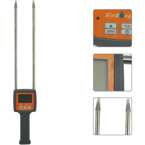 Hygrometers NEW Professionals Digital Cotton Seed-cotton Moisture Meter LCD Tester DX-104C humidity