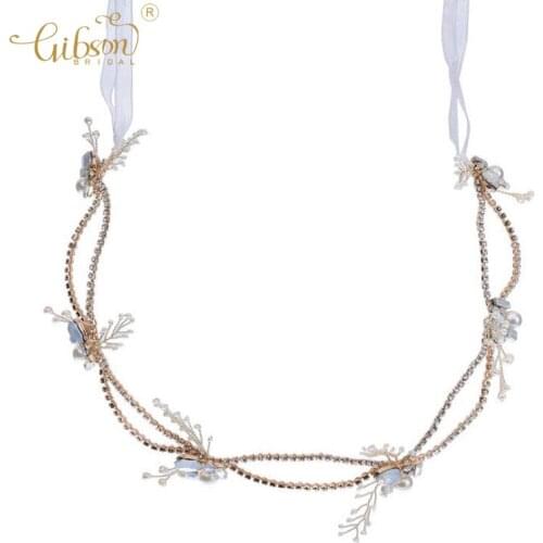 Exquisite Bridal Hair Vine Accessories Rhinestone Claw Chain Wedding Headpiece Jewelry Forehead Headband