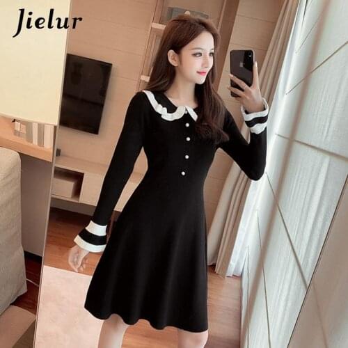 Модные трикотажные платья Jielur China At AliExpress