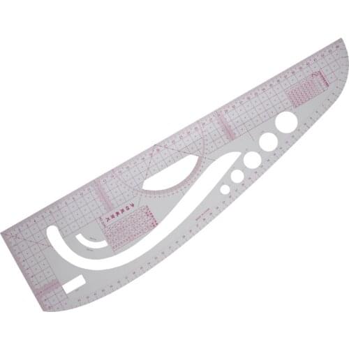 3245 Multifunctional patchwork ruler plastic cutting ruler clothing sample grading rulers patchwork-ruler