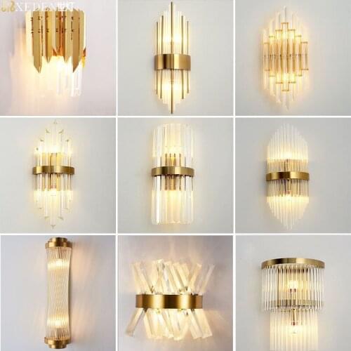 Post-Modern Simple Luxury Living Room Background Wall Wall Lamp Stair Aisle Bedroom Bedside Creative TV Nordic LED Wall Lamp