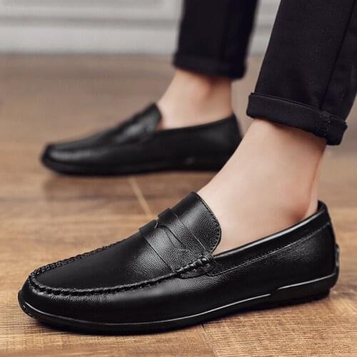 Flat breathable zapatos mens spring fashion 2020 man mens men male for sapatos causal cuero new hot black casuales para de shoe