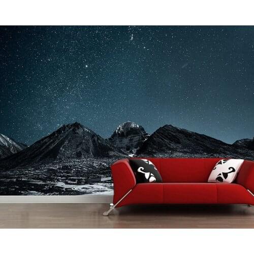Papel de parede Starry night sky natural 3d wallpaper,living room sofa TV wall bedroom wall paper home decor bar cafe murals