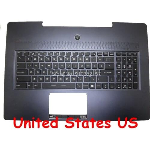 US AR GR Palmrest&Keyboard For MSI GS72 6QC 6QD 6QE GS72 6QD-042US MS-1776 MS-1775 GS72 6QE-217UK Arabia German United States