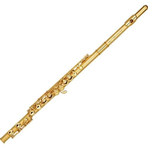 Intermediate grade16 closed hole Cupronickel Gold plated flute
