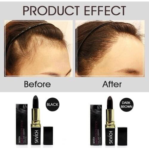 Sevich Professional Black Brown Temporary Hair Dye Cream Hair Color Pen Cover White Hair Stick