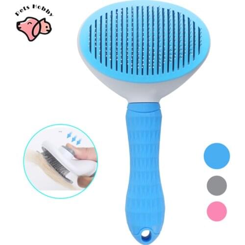 Cat Comb Dog Comb Hair Needle Brush Automatic Hair Removal Pets Grooming Tool Cleaning and Beauty Products for Puppy Small pet