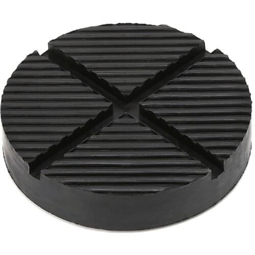 Floor Slotted Car Rubber Jack Pad Frame Protector Guard Adapter Jacking Disk Pad Tool for Pinch Weld Side Lifting Disk 12.5cm