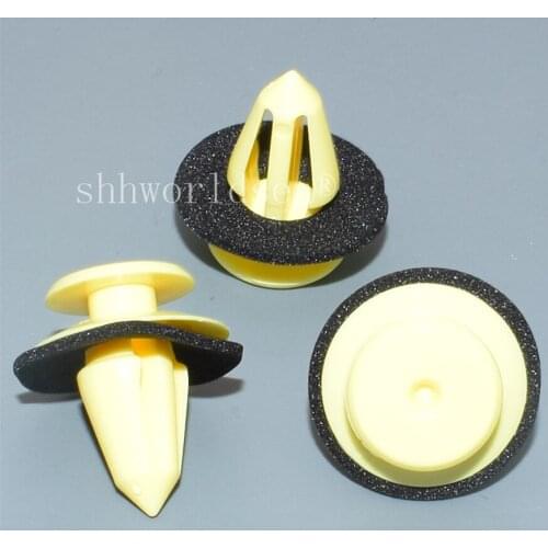 Shhworldsea 100PCS Decorative door Fastener For JAGUAR Auto Fastener Rivet Car Plastic Clips Automotive Clips And Fastner