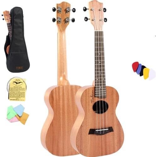 Ukulele Tianlaicun 21/23 Inches Ukulele Hawaii Guitar Musical Instrument Soprano/Concert/Tenor with Gig Bag Good Serise Beginner