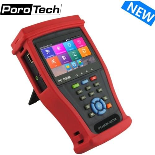 Upgraded IPC4300 Plus 4.3inch CCTV tester Monitor 8MP TVI CVI 5MP AHD SDI H.265 4K IP Camera Tester with RJ45 cable test,HDMI in