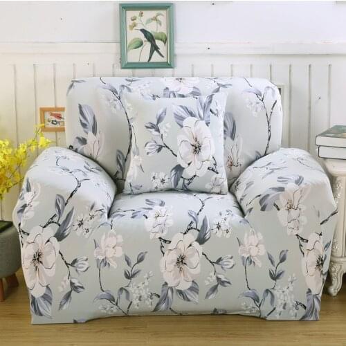 Floral Pattern Elastic Stretch Universal Sofa Covers Sectional Throw Couch Corner Cover Cases for Furniture Armchairs Home Decor