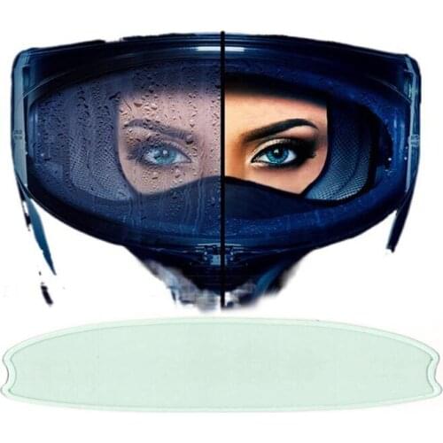 Universal Motorcycle Helmet Optional Clear Rainproof Film Anti Rain Clear Anti-Fog Patch Screen for K3 K4 AX8 LS2 HJC MT Helmets