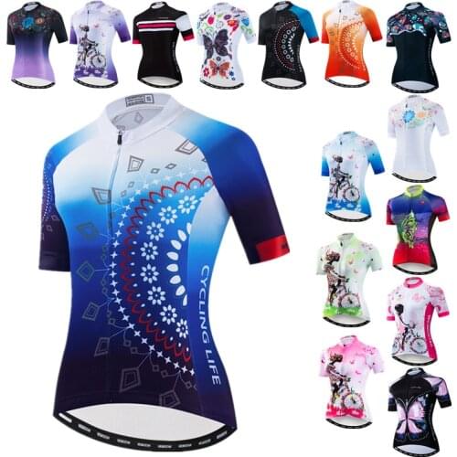 Weimostar Cycling Jersey Womens Bicycle Clothing Maillot Ciclismo Summer Pro Team Bike Jersey Racing Sport MTB Cycling Shirt