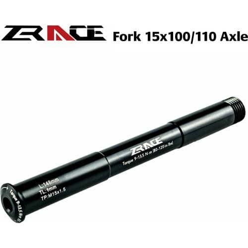 ZRACE MTB Fork QR15x100 / QR15x110 Thru Axle Lever Accessories For ROCKSHOX / FOX 35g, 15x100 15x110 QR15 15*100 15*110