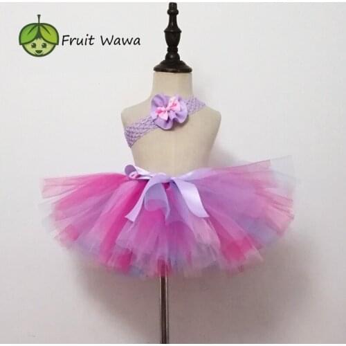 Handmade Tutu Skirt Girls Unicorn Ballet Skirt Dance Party Tutu Skirt Costume Clothing Baby Birthday Tutu Multi