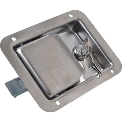 Stainless Steel Tool Box Lock Locks + Keys for Marine Yacht RV Tool Boxes