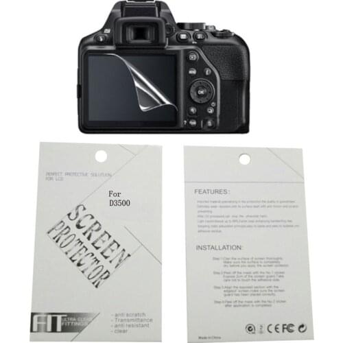 2pieces New Soft Camera screen protection film For Nikon D90 D7000 D3000 D3100 D7500 D3300 D3400 D3500 D5100 D5200 D5300 D7100