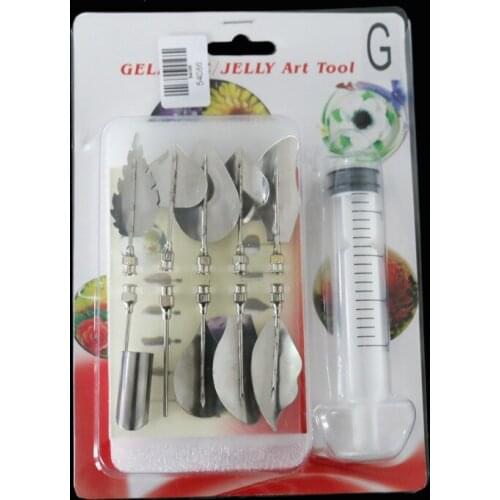 10PCS 3D Jelly DIY Flower Art Tools Russian Tulip Nozzles 3D Gelatine/ Jelly Art Tools Jello Gurbias