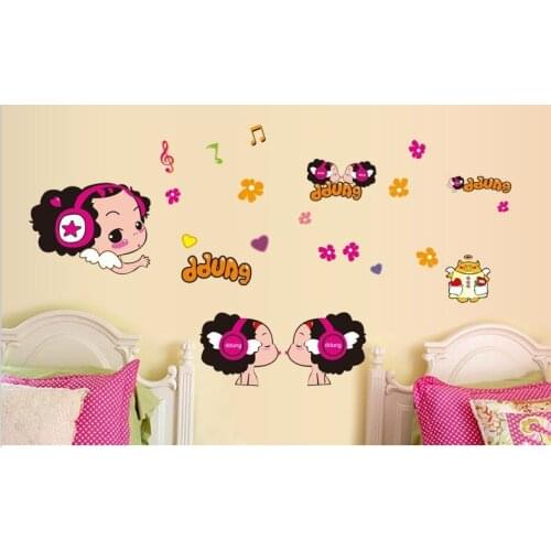 2015 Cartoon Wall Stickers Vinyl Wall Decals For Kids Room Home Decoration DIY Wallpaper ZYPB-7139