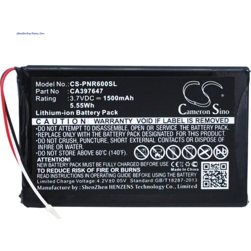 Cameron Sino 1500mAh Battery CA397647 for Pandigital Novel 6, PRD06E20WWH8