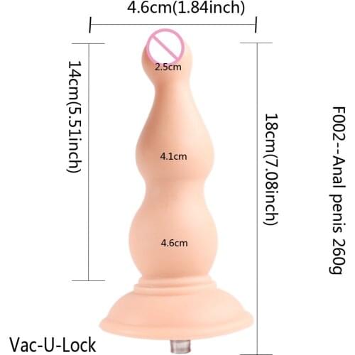 5.7'' Smooth Touch Feel Anal Plug Accessory with Quick Connect System For Premium Sex Machine Only,Sex Toy Dildo