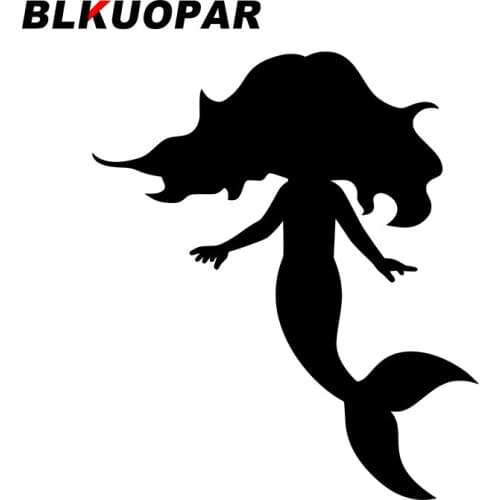 BLKUOPAR for Mermaid Car Stickers Personality Cute Decals Vinyl Creative Motorcycle Windshield Laptop Decor Car Label