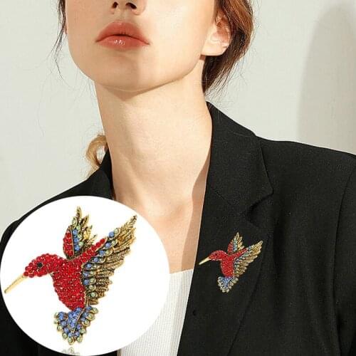 Womenl Brooch Scarf Headscarf Shawl Lady Muslim Man Hijab Hummingbird Clips Pin Fixed Straps Anti Slip Brooches Neckpin Jewelry