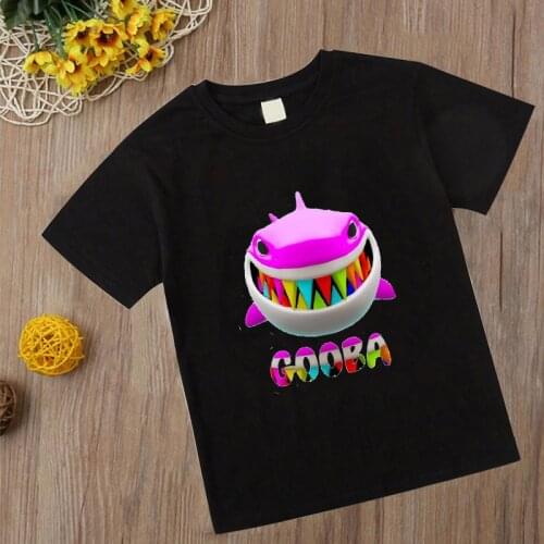 6ix9ine Print Boys T Shirt Girls Kids Children Tops Clothing Short Sleeves Summer Clothes Print Cartoon Tees Black for Children