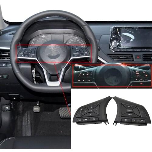 Steering Wheel Button Switch Bluetooth Phone Cruise Control Volume For Nissan Note Micra Navara LEAF Altima Kicks Qashqai Serena