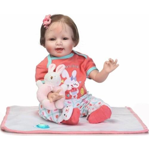 NPKCOLLECTION 2017 new design reborn baby doll free shipping doll soft real touch cloth body very cute doll for children Gift