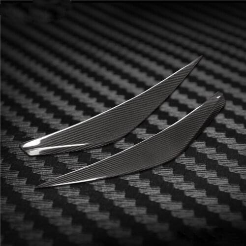 Carbon Fiber Headlight Eyelids Eyebrows for Chevrolet Malibu