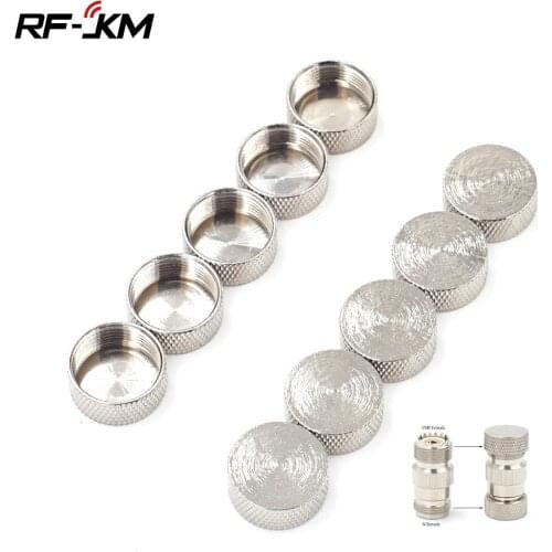 10pcs N Female / UHF SO239 RF Connector Dust Cap Protection Cover Damage Protector