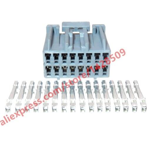 5 Sets 16 Pin Automotive Wiring Harness Connector For Auto Parts 917981-2 917981-6 30050-16Y