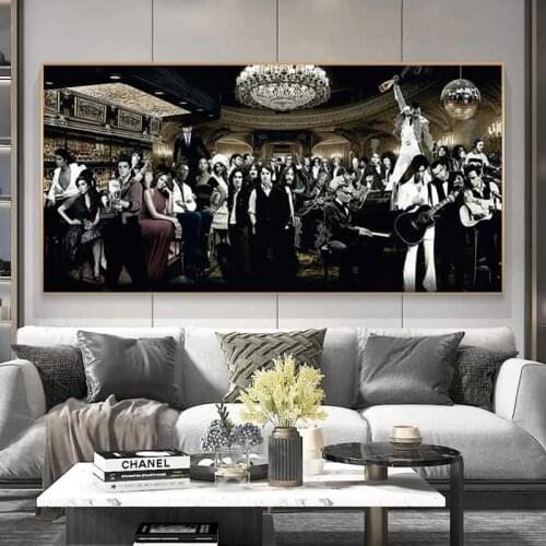 Modern Music Singer Star Posters and Prints Canvas Paintings Wall Art Pictures for Living Room Decor No Frame