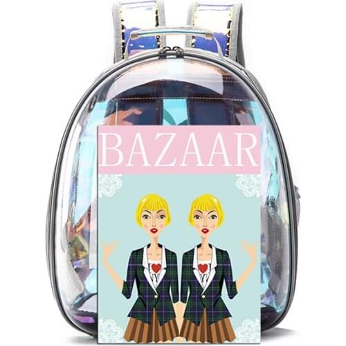 Discoloration Pet Cat Carrier Capsule Bag Portable Transparent Space Pet Backpack Capsule Portable Cat Bag Pet Cat Carrier Bag