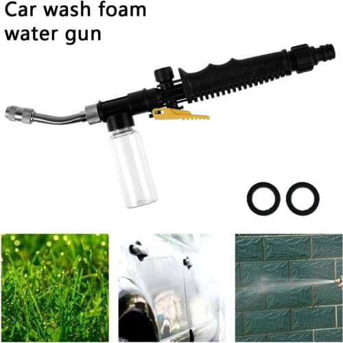 Car High Pressure Water Tools Water Gun Jet Garden Washer Hose Wand Nozzle Gun Stainless Steel Long Rod Sprayer Car Cleaning
