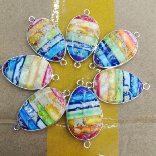 2PC New Wommens Bracelet Connectors 2 Hole For Jewelry Match Size 20X30MM Best For Your Designs Free Shipping