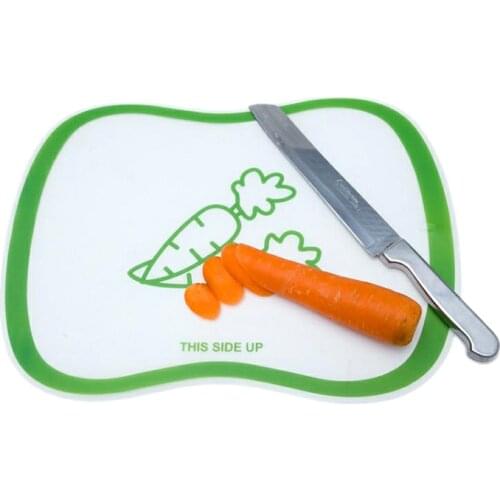 1Pcs PVC Flexible Plastic Chopping Block Cutting Board Non-slip Frosted Kitchen Tools For Fruit Vegetable Meat