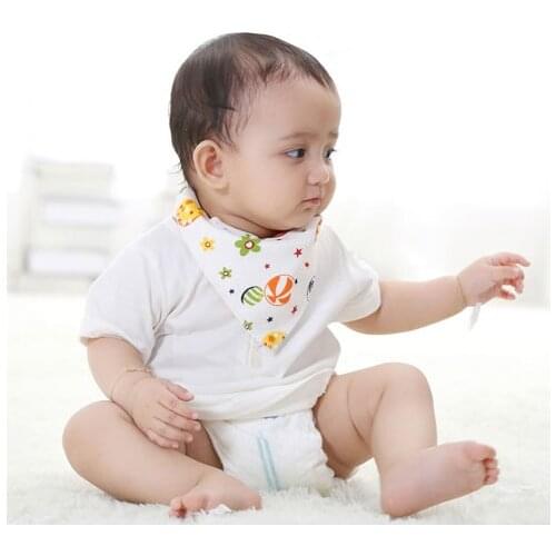 100% cotton baby triangle Handkerchiefs Wipe the saliva Super soft Free shipping BB1