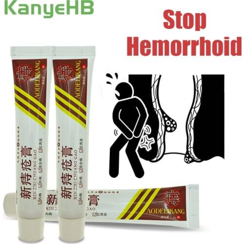 3Pcs Hemorrhoids Ointment Powerful Treatment Internal&External Hemorrhoids Anti-microbial Pain Relief Haemorrhoids Cream A343